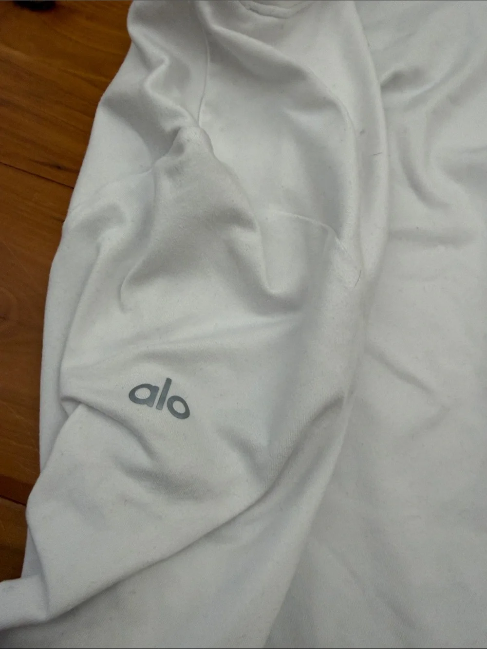 Alosoft finesse medium Everyday White Long Sleeve Top - Picture 7 of 7